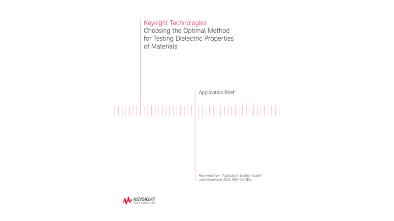 Methods For Testing Dielectric Properties of Materials